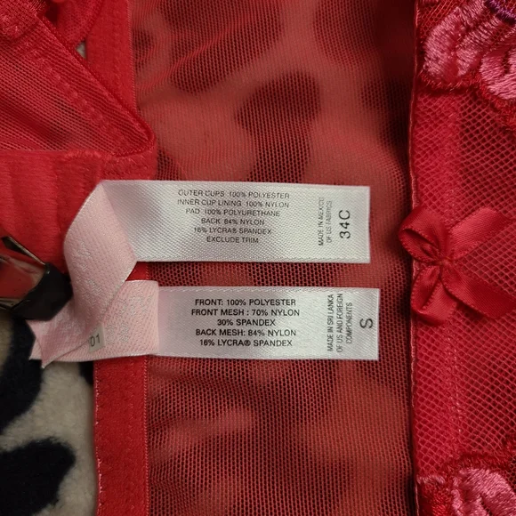 New Vintage Victoria's Secret Crazy Daisy Bra/ Panty Set 34C/sm 🌸 - Picture 9 of 11